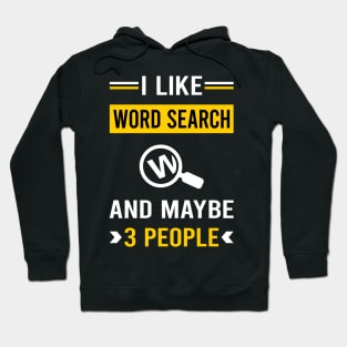 3 People Word Search Hoodie